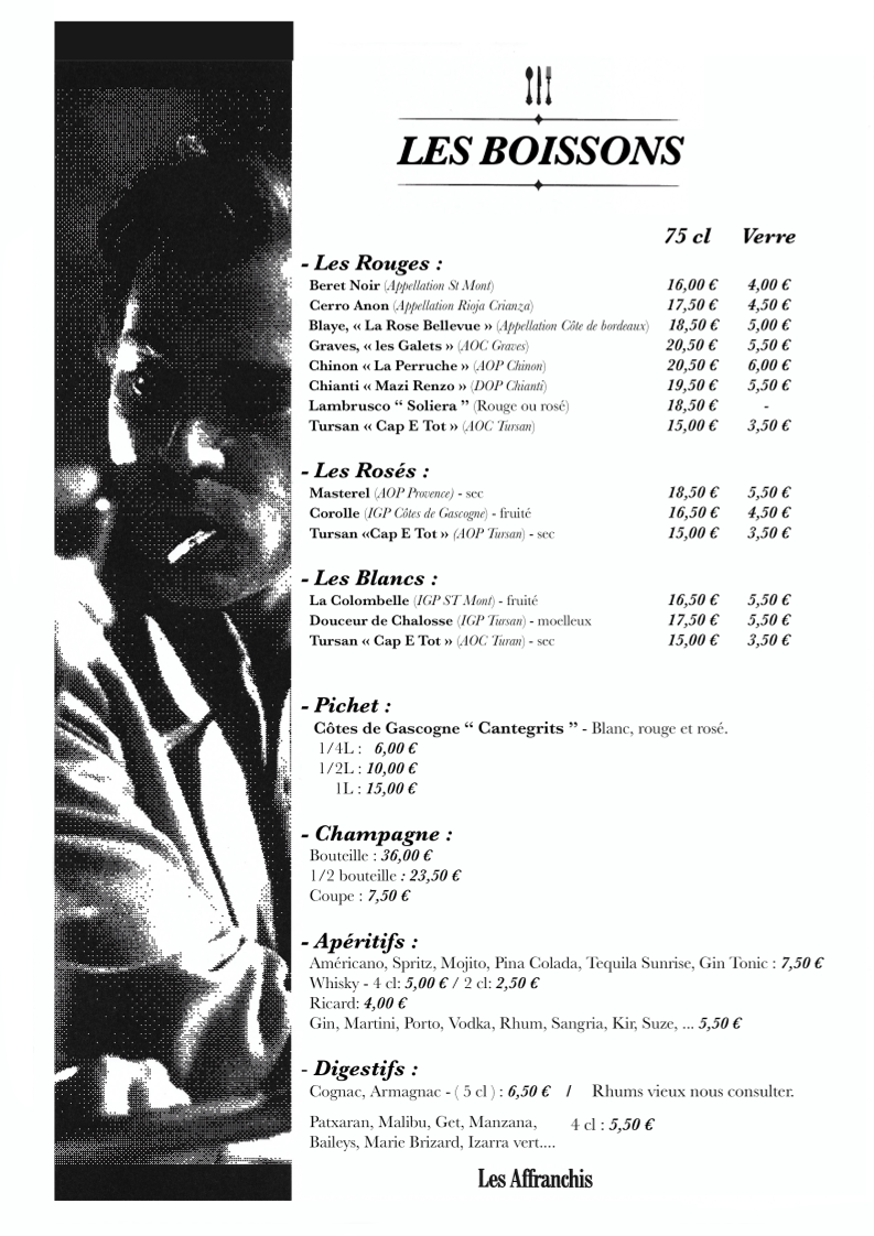 Menu Les Affranchis-2