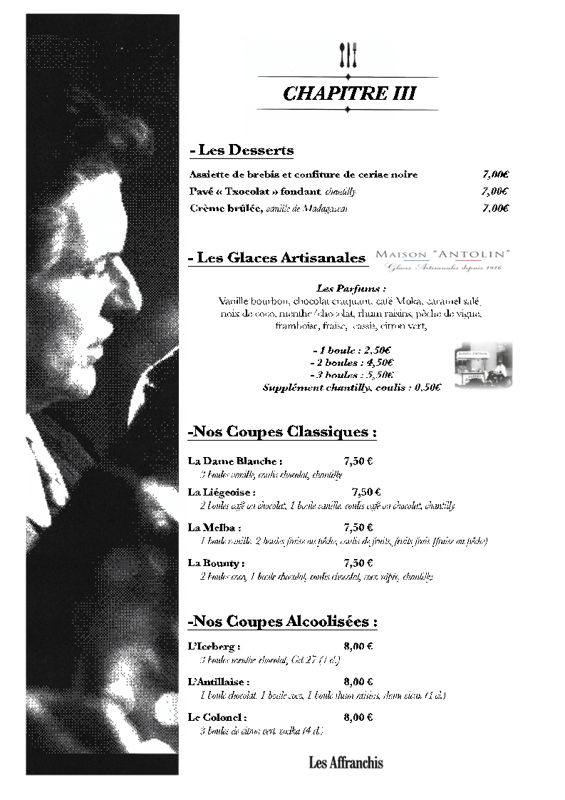 Menu Les Affranchis-4