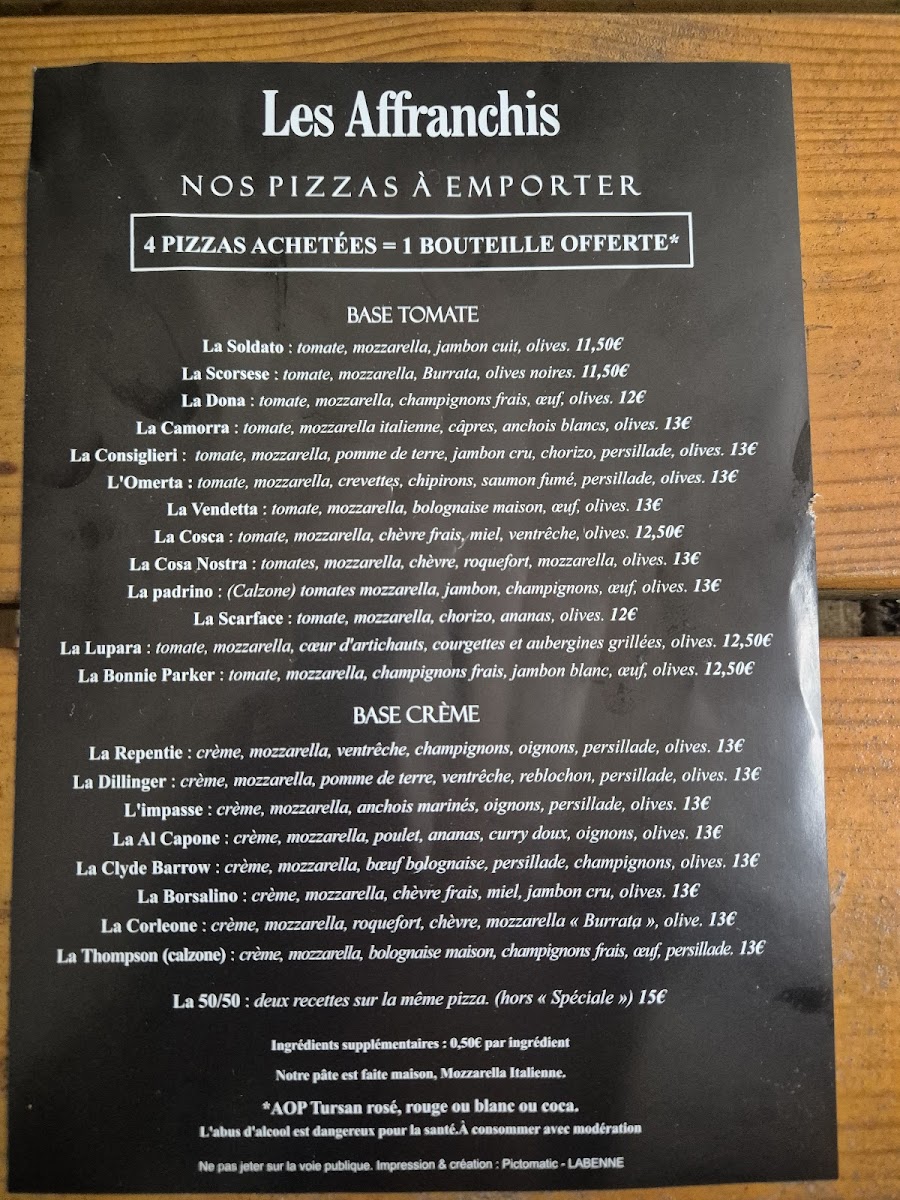 Menu Les Affranchis-6